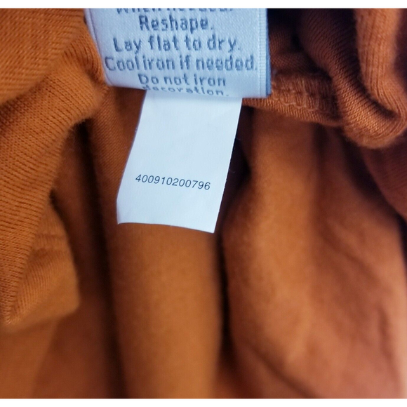 Lauren Conrad Orange Embellished Neckline Tank Top Women Size Small - Picture 10 of 11